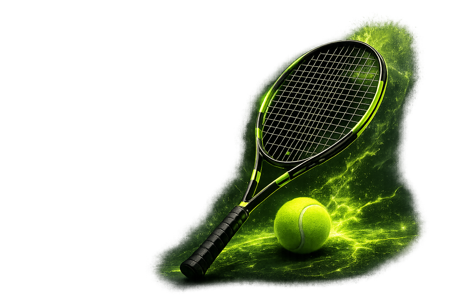 Tennis Racket & Court